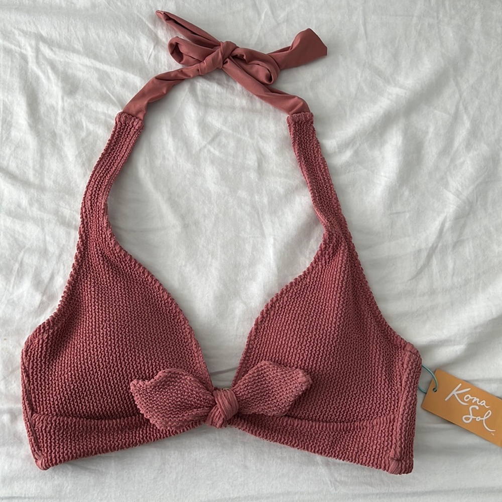 Kona Sol Swim Bikini Top Size Small